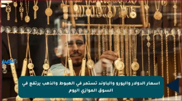 أسعار الدولار واليورو والباوند تستمر في الهبوط والذهب يرتفع في السوق الموازي اليوم